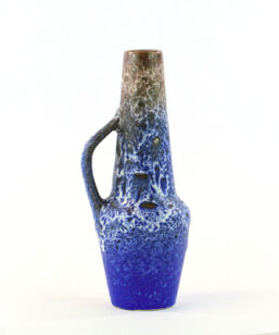 Steuler keramikvas - Koboltblå spräcklig glasyr sida1