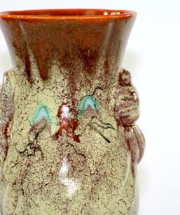 Bilden visar Elsterwerda keramik vas 1190/10 – VEB Germany M130 detalj