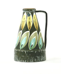 Bromma keramik - Vas 403 med hänkel pastell 1950-tal